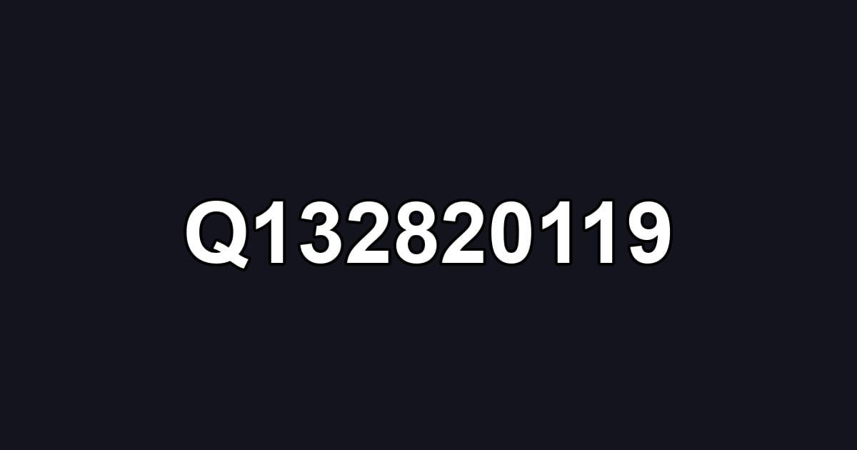 Q132820119