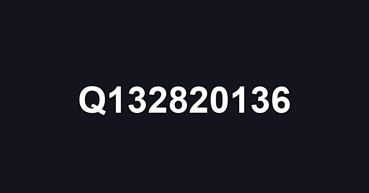 Q132820136