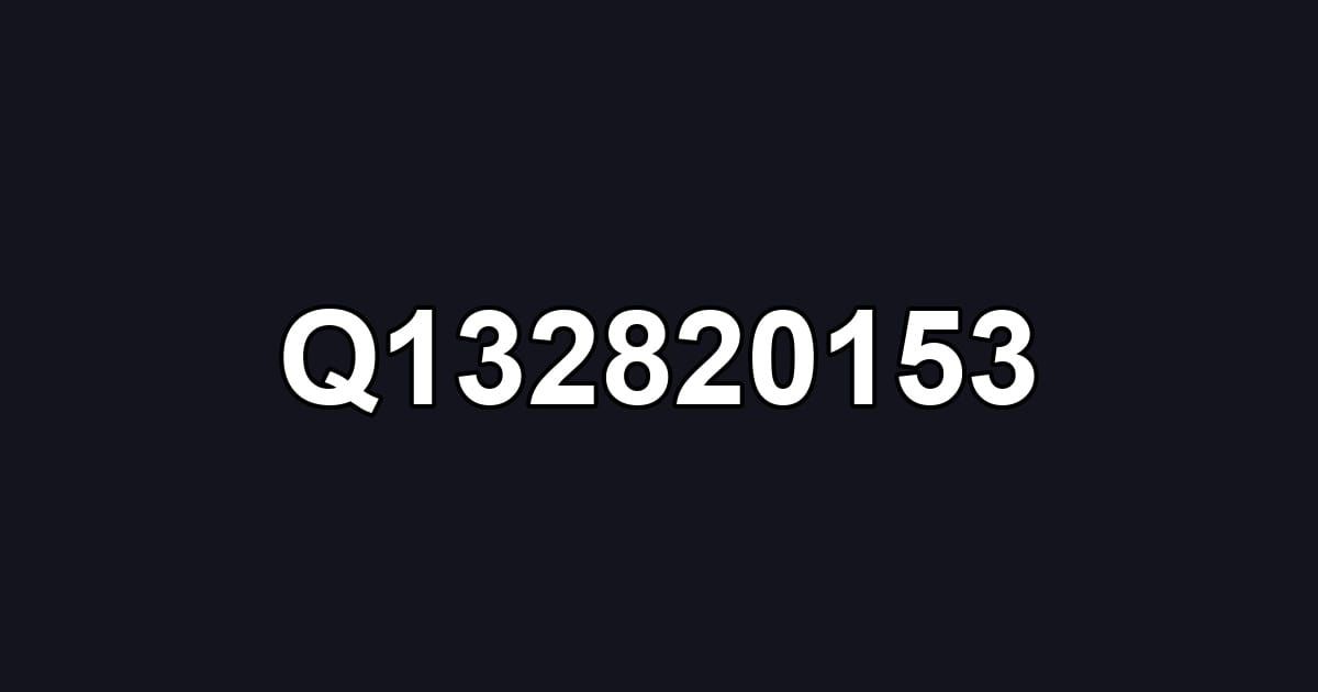 Q132820153