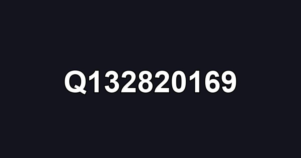Q132820169