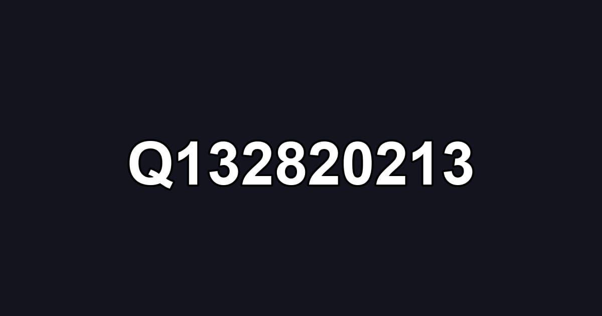 Q132820213