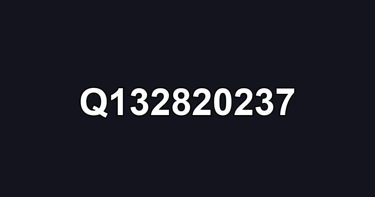 Q132820237