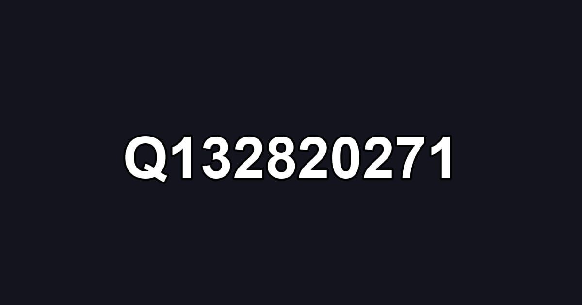 Q132820271