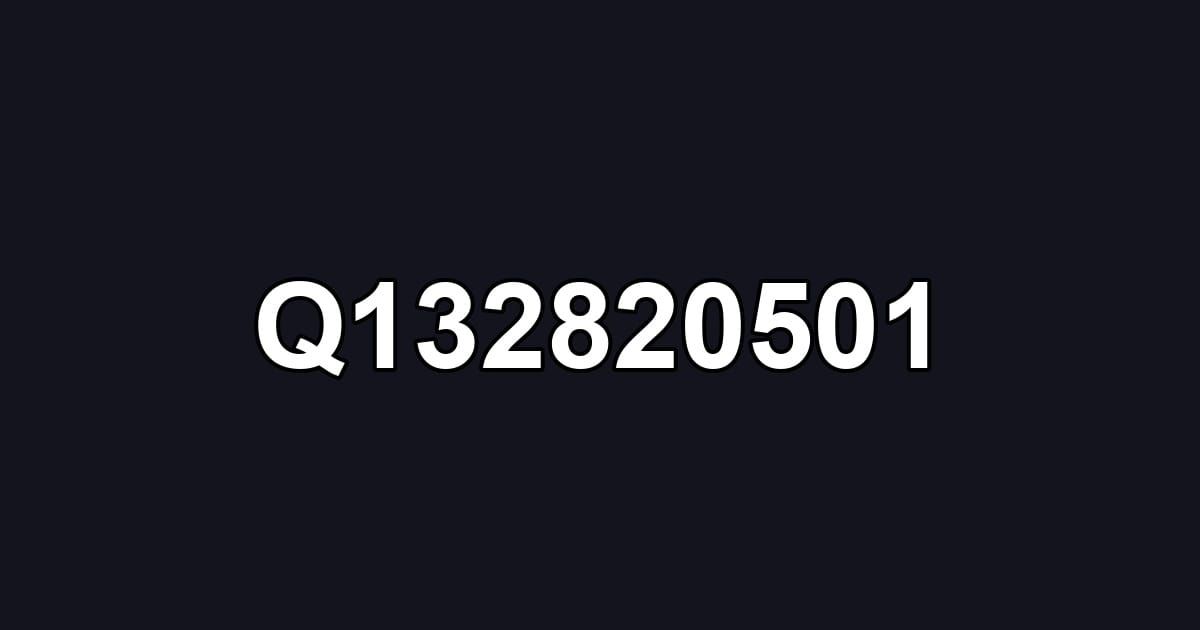 Q132820501
