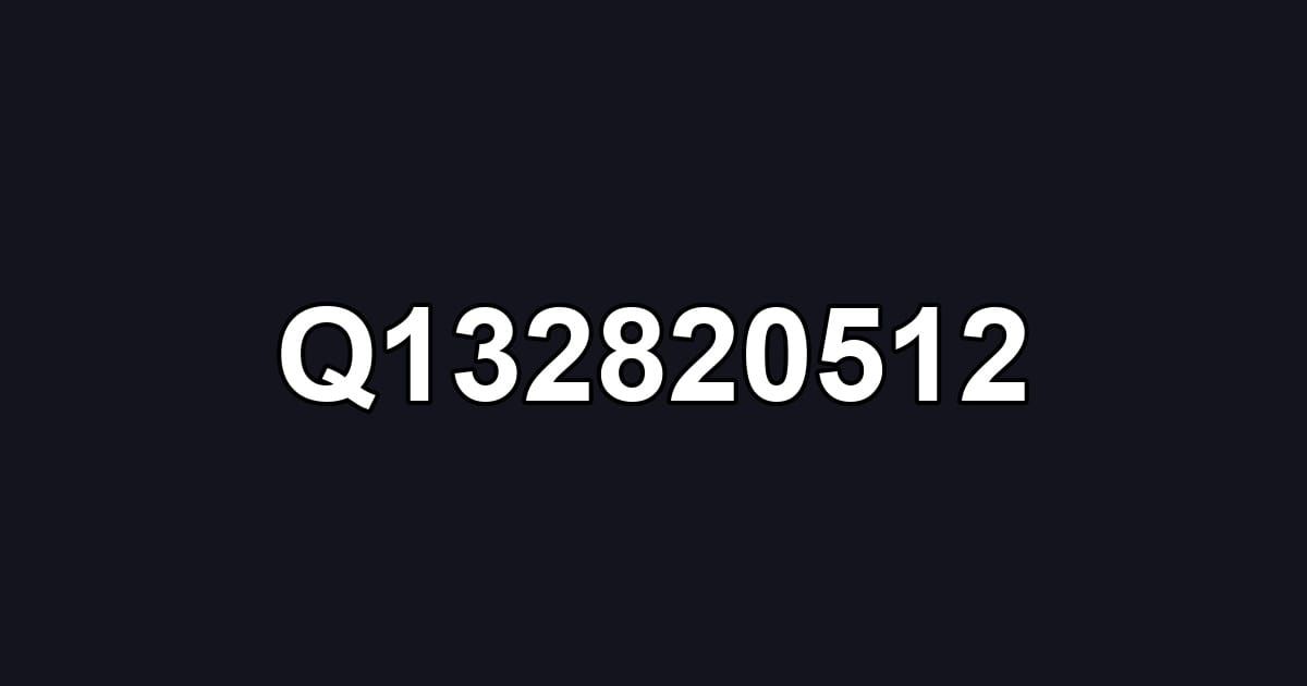 Q132820512