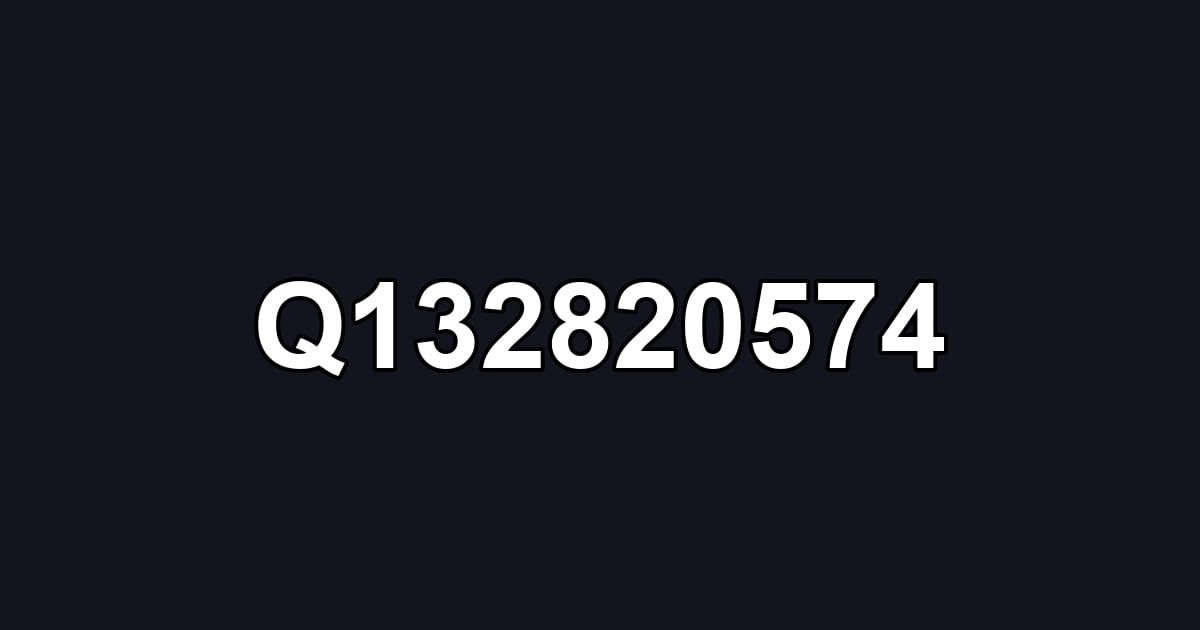 Q132820574