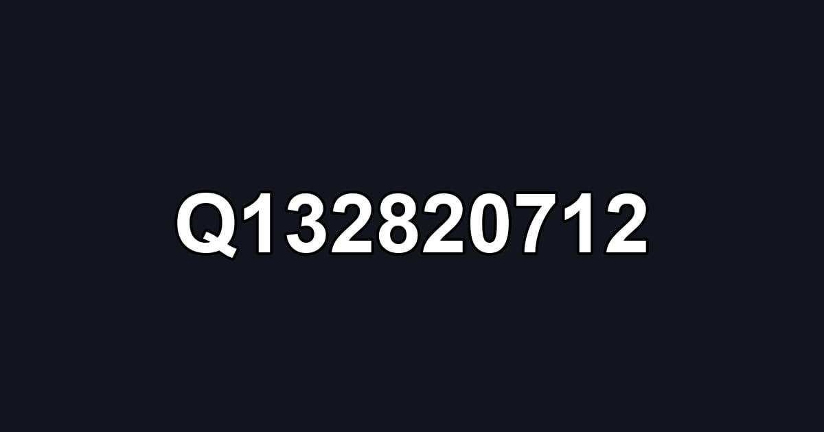 Q132820712