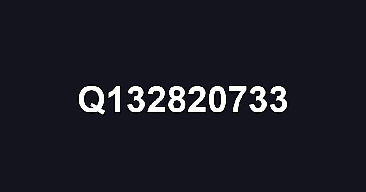 Q132820733