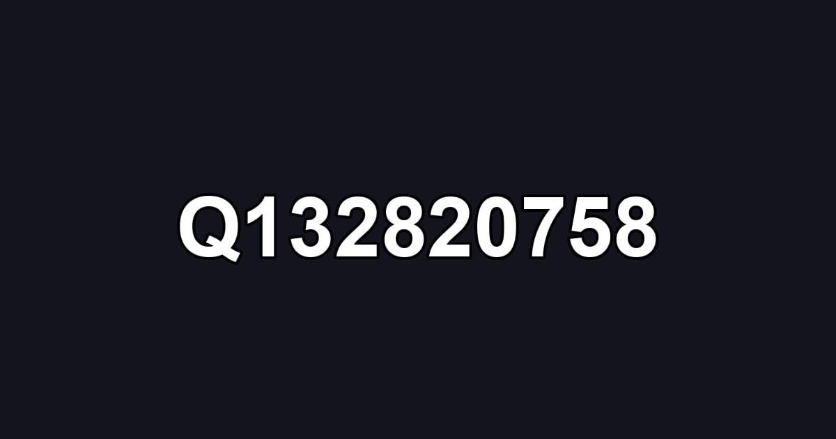Q132820758