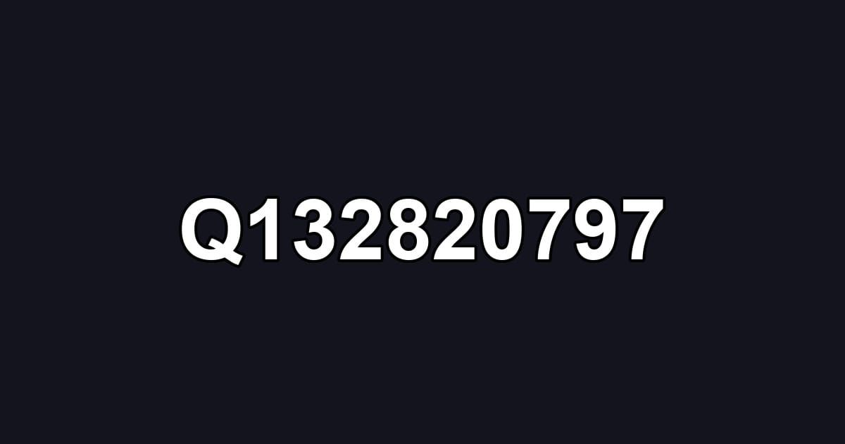 Q132820797