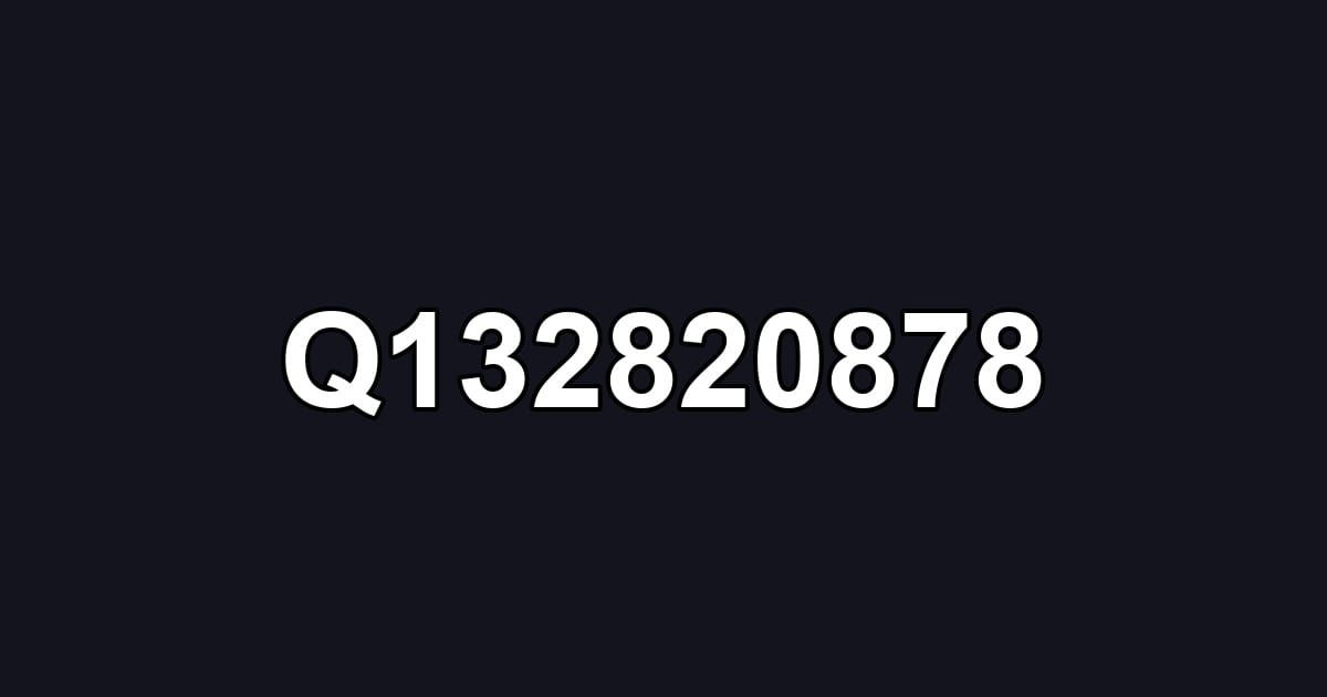 Q132820878