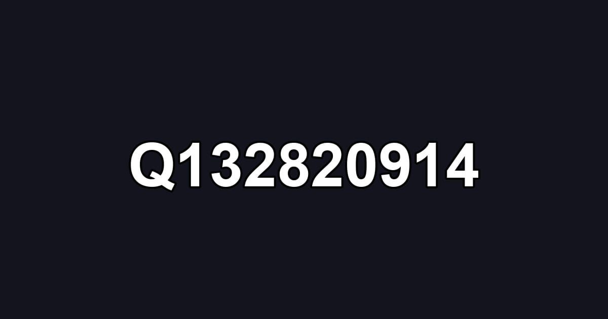 Q132820914