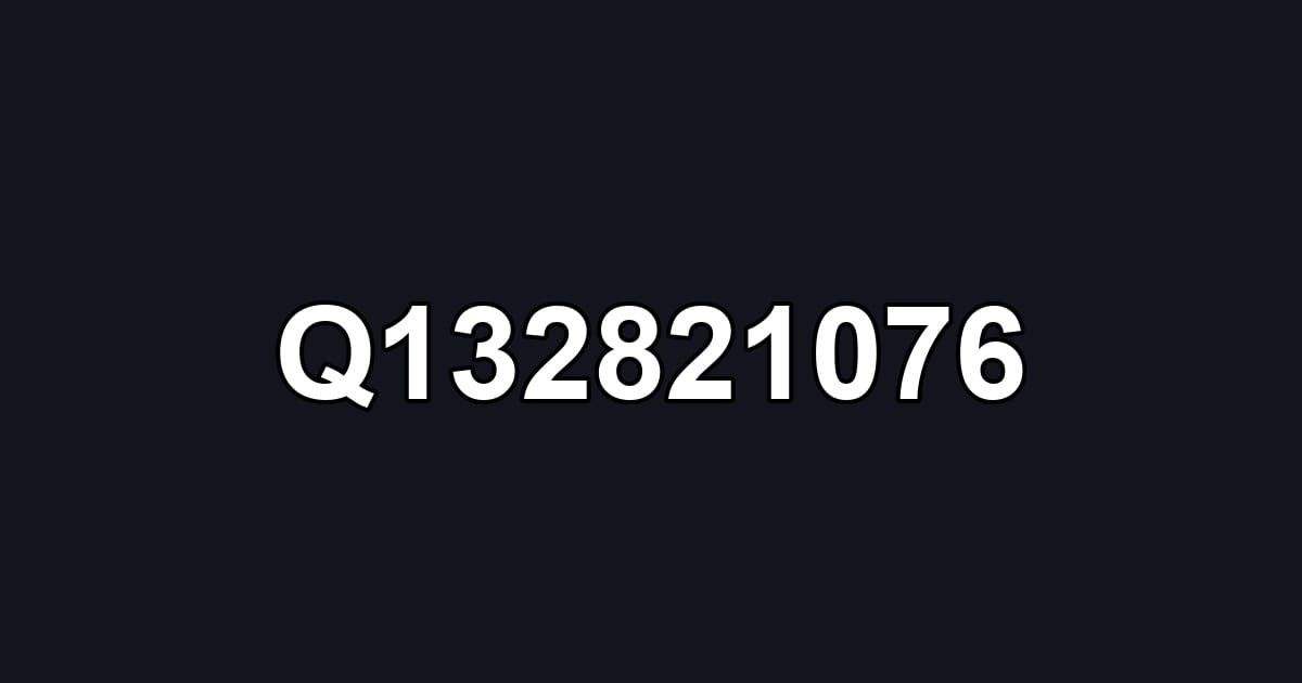 Q132821076