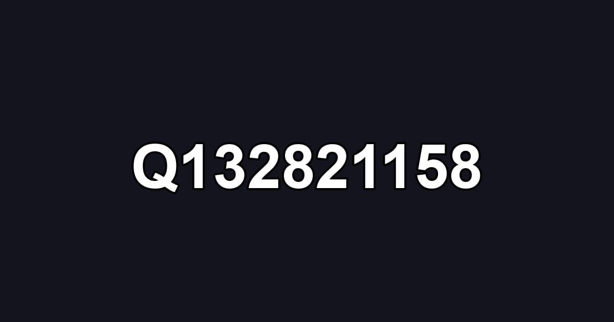 Q132821158