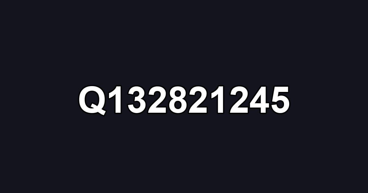 Q132821245