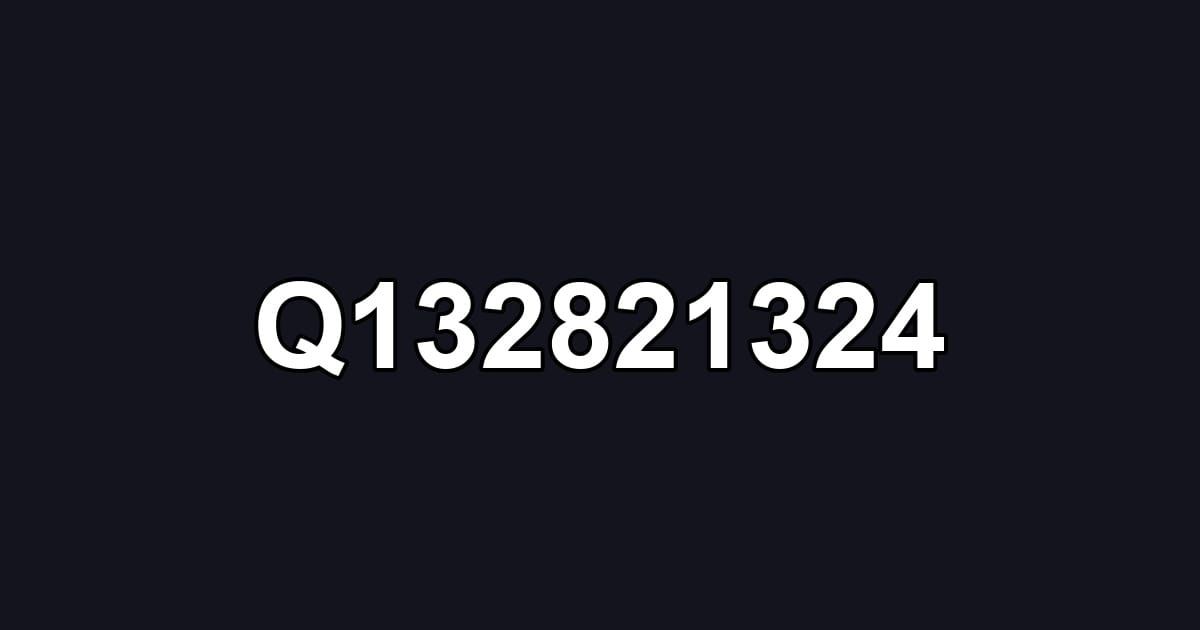 Q132821324