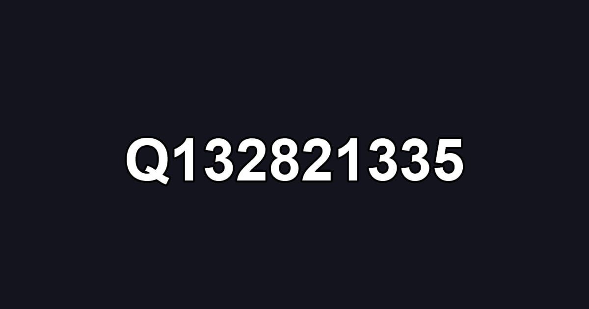Q132821335