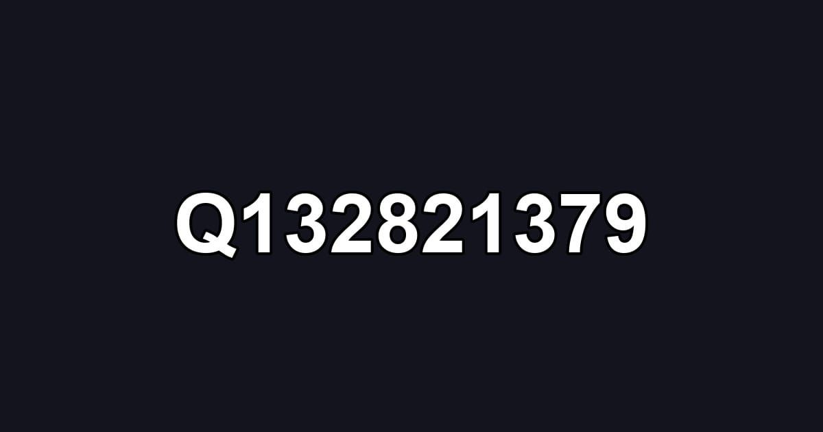 Q132821379