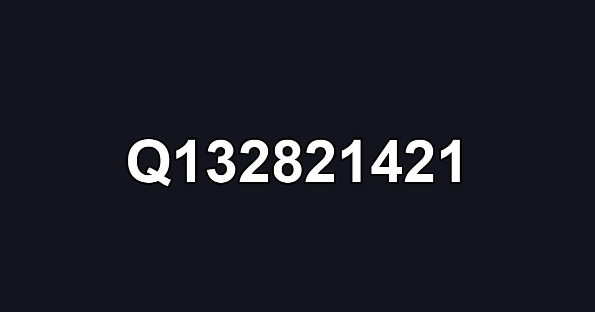 Q132821421