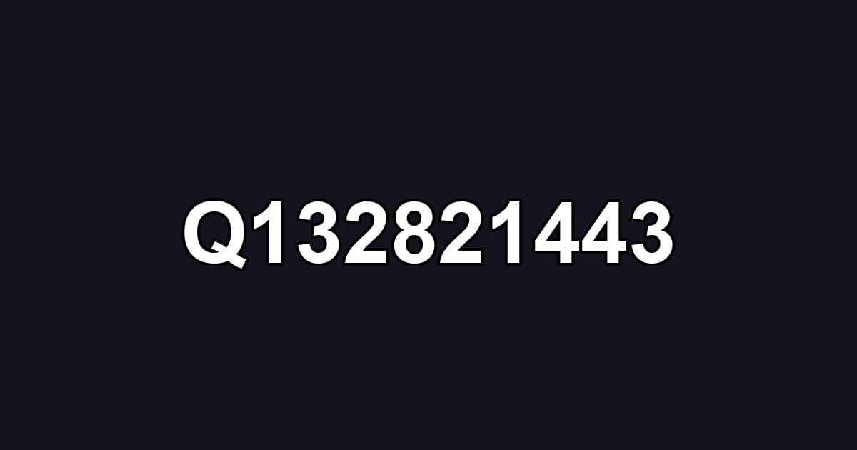 Q132821443