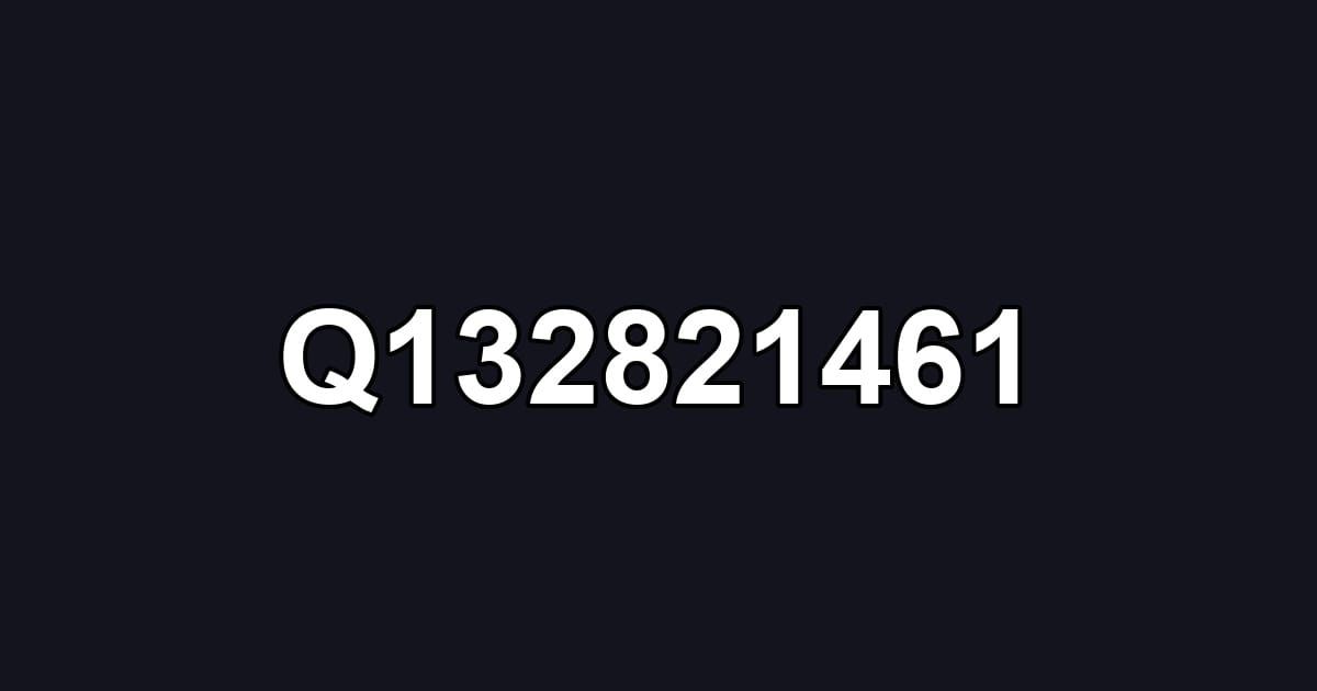 Q132821461