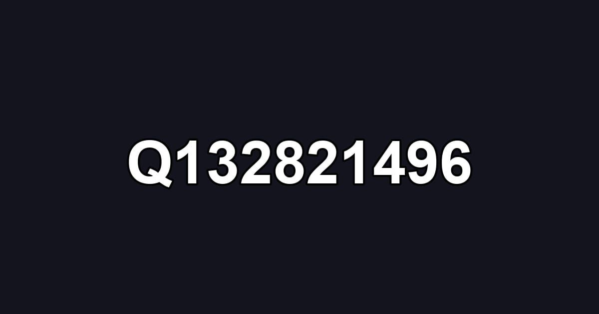 Q132821496