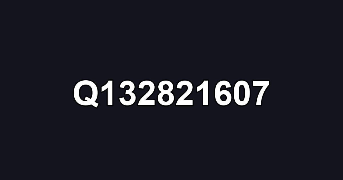 Q132821607