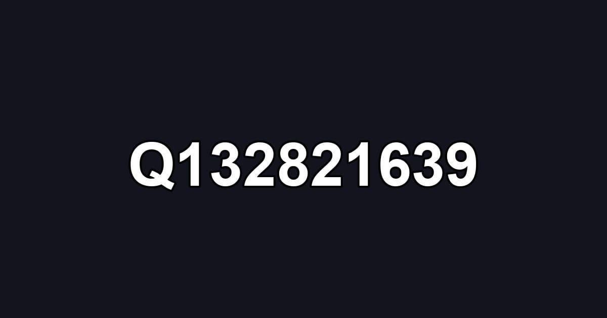 Q132821639