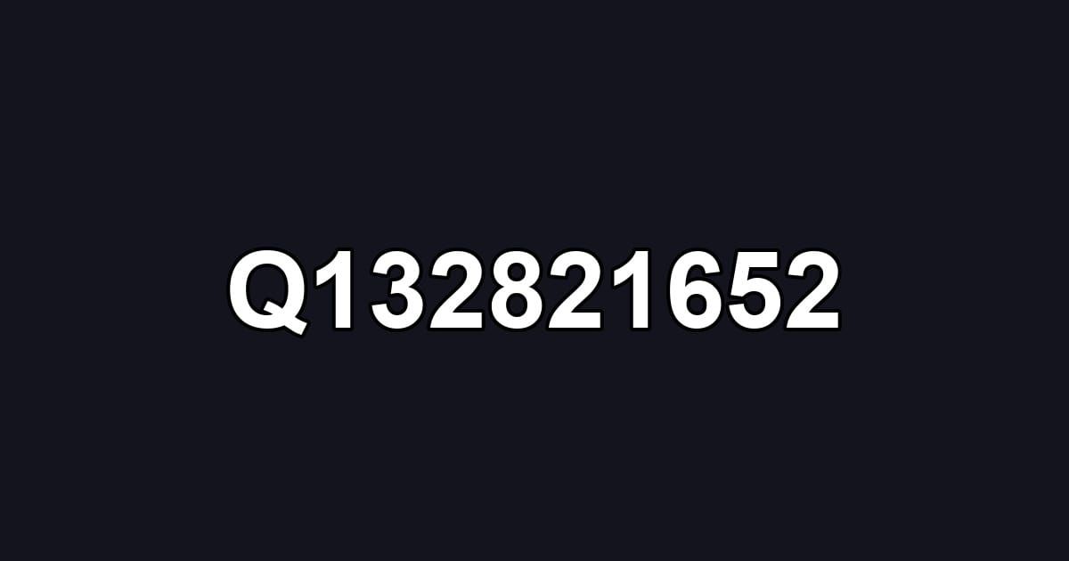 Q132821652