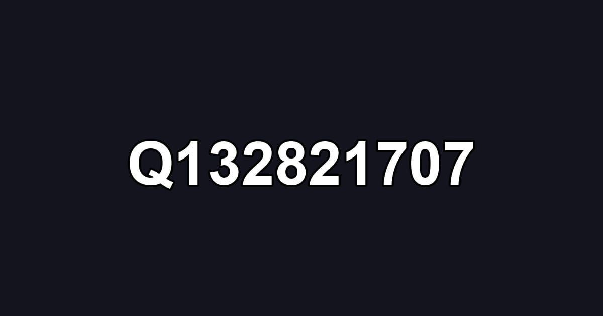 Q132821707