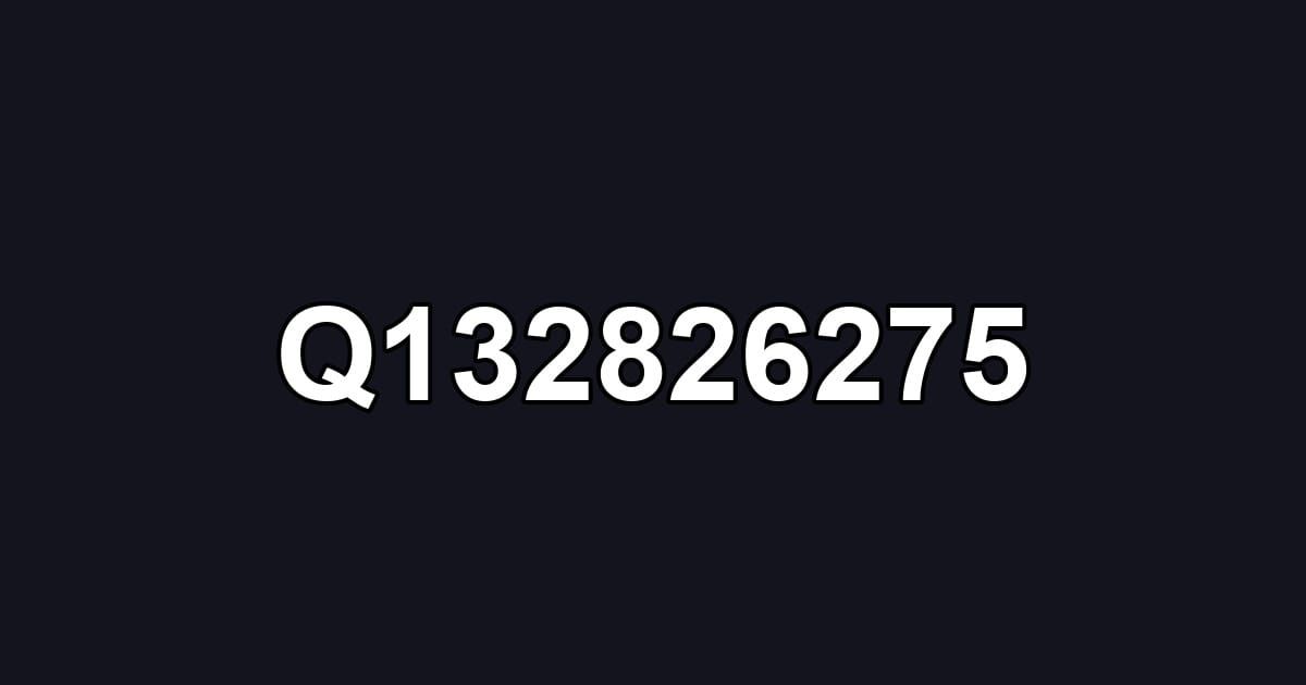 Q132826275