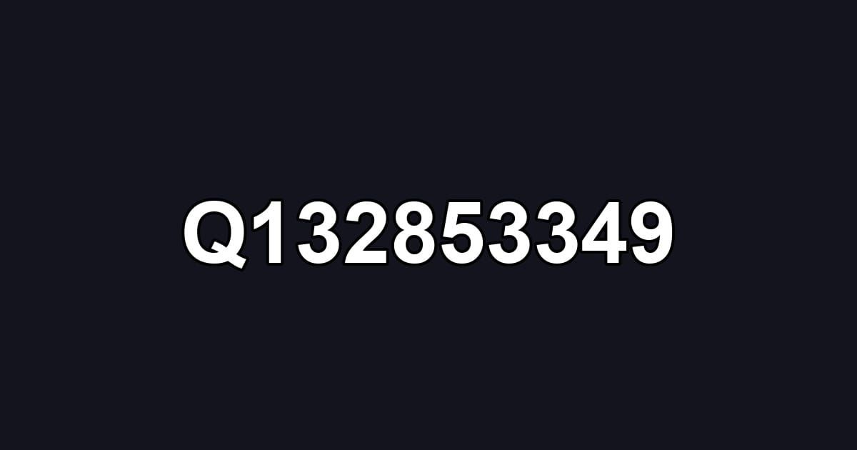 Q132853349