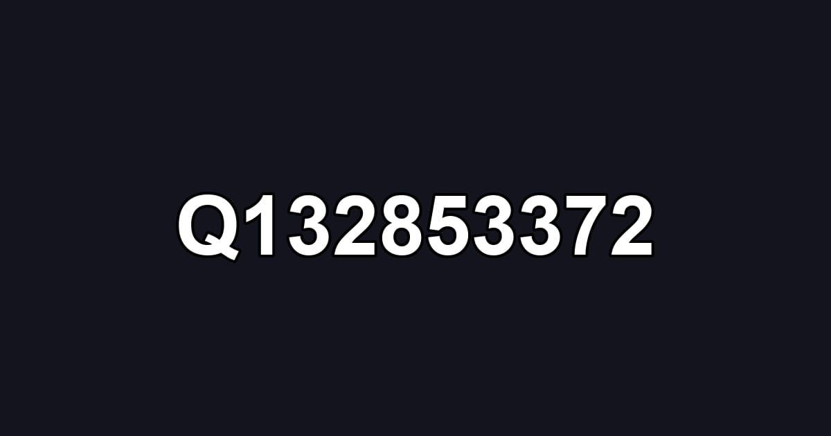 Q132853372