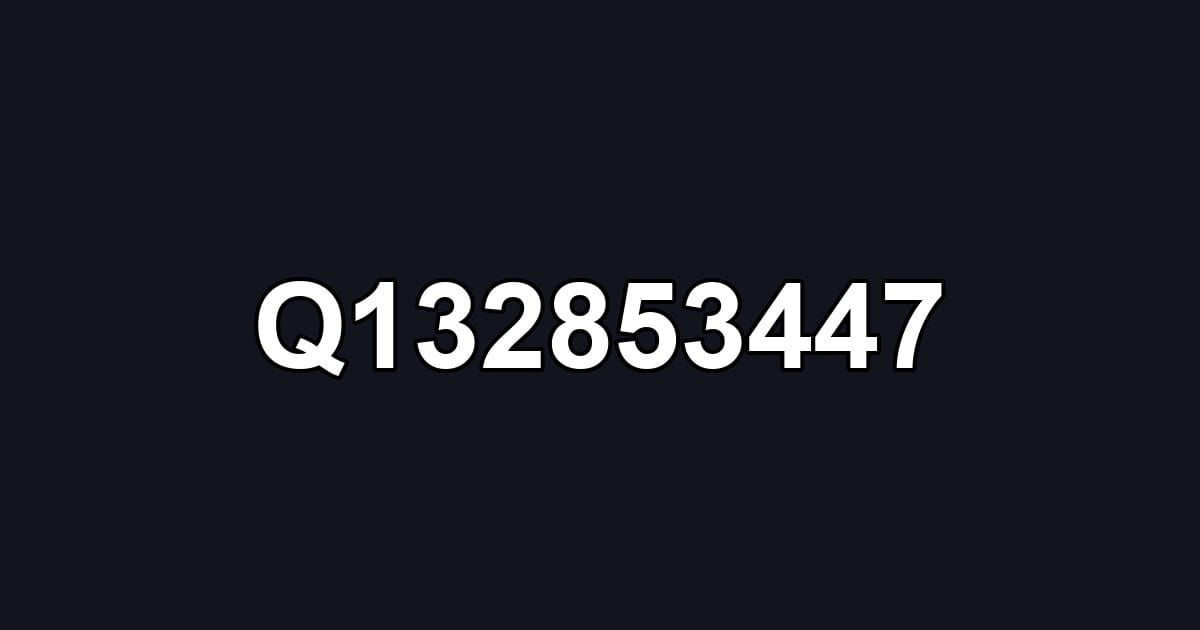 Q132853447