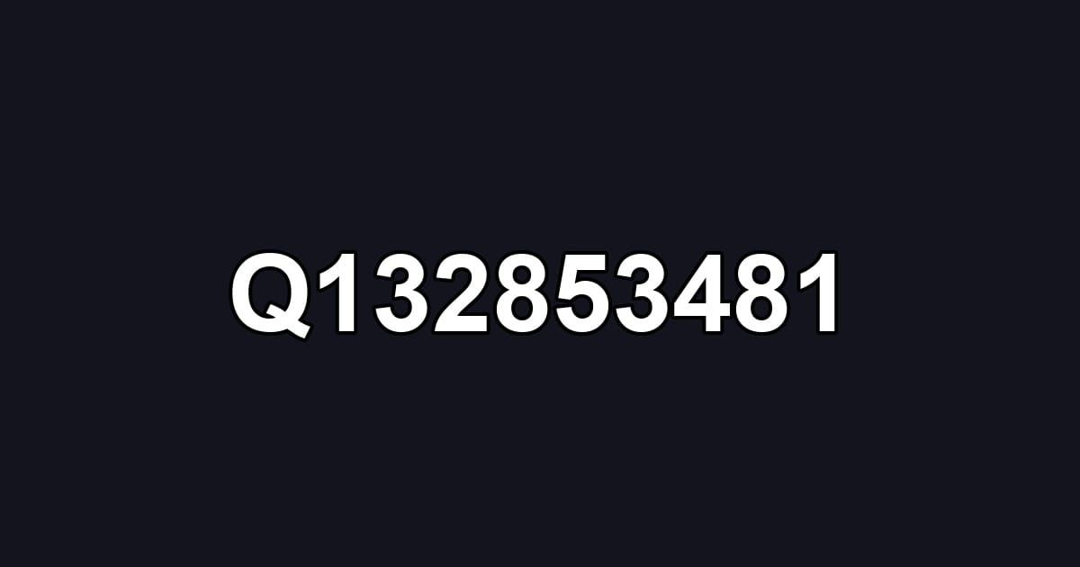 Q132853481