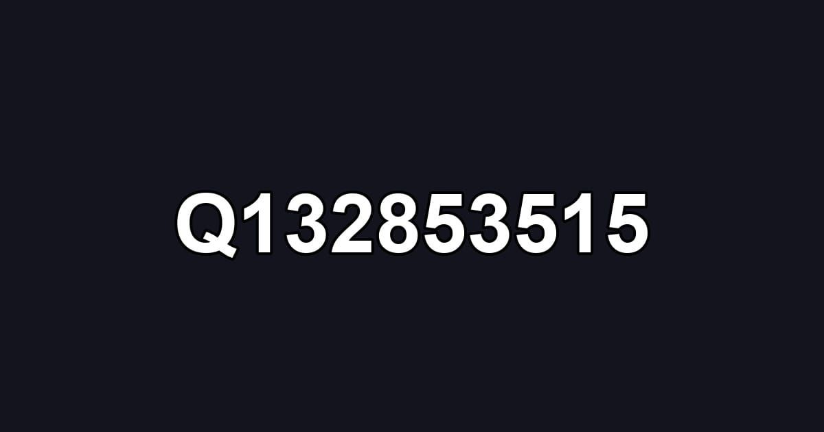 Q132853515