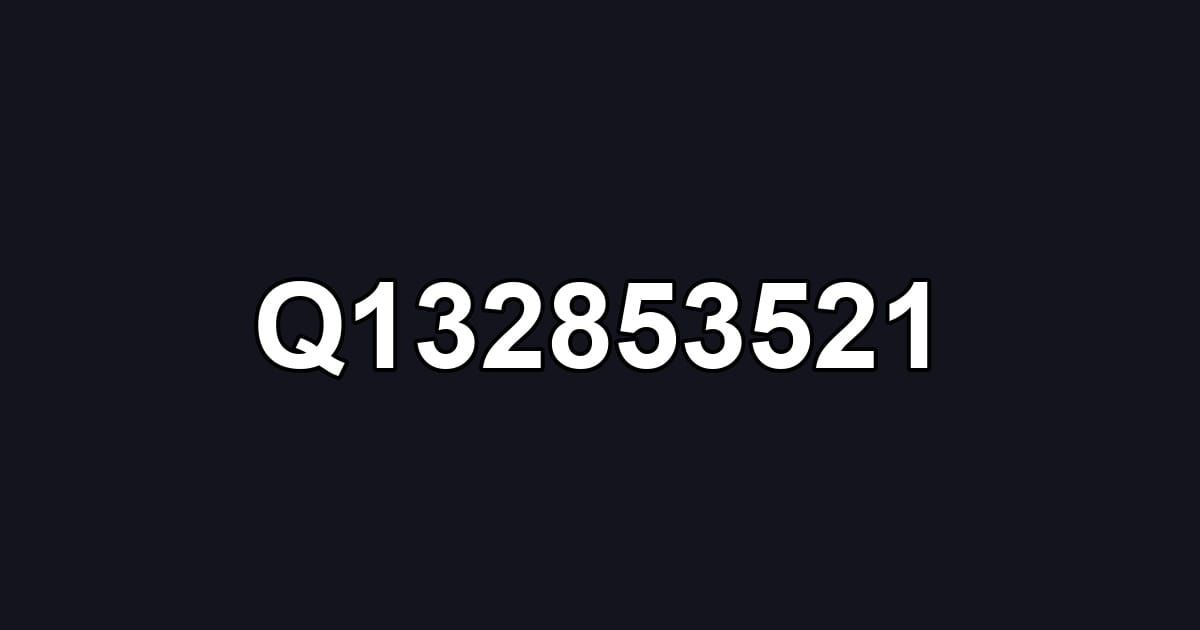 Q132853521
