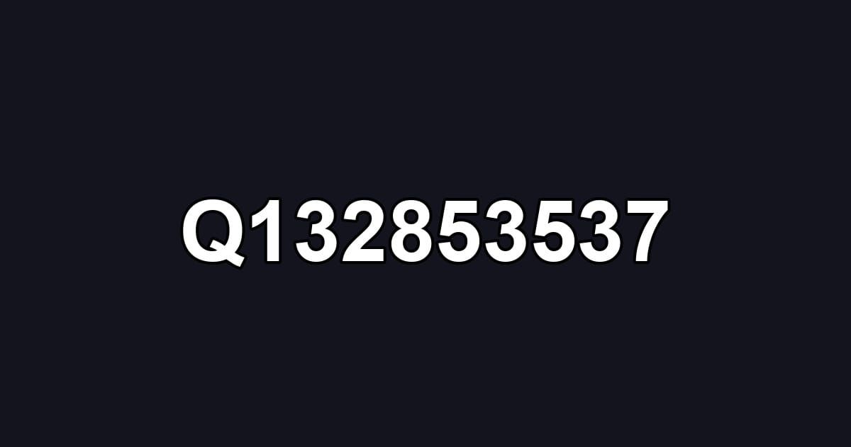 Q132853537