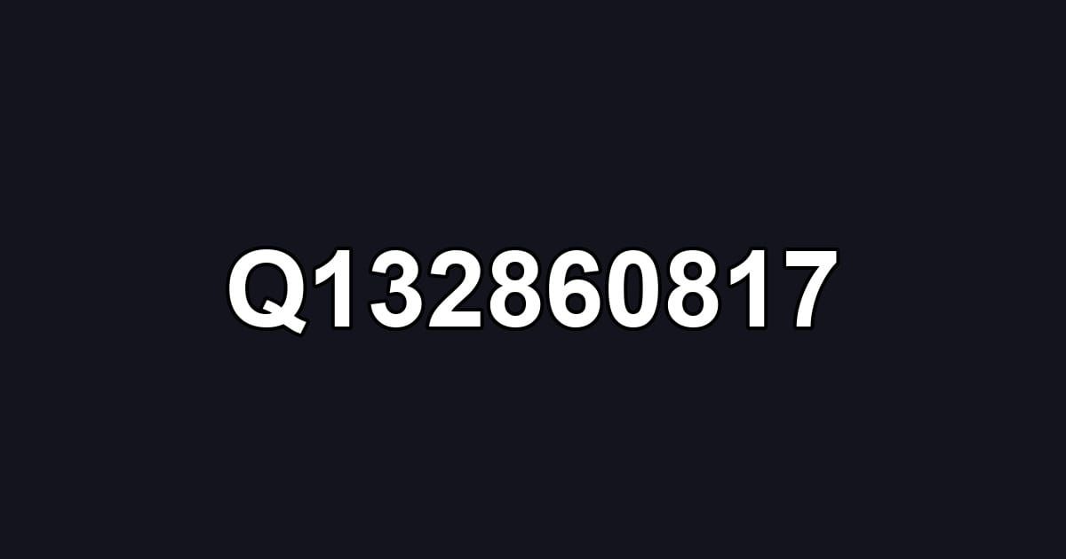 Q132860817