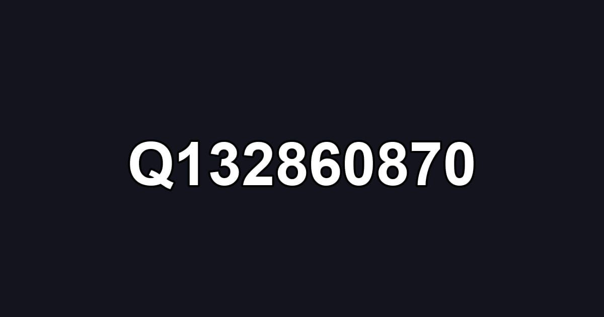Q132860870
