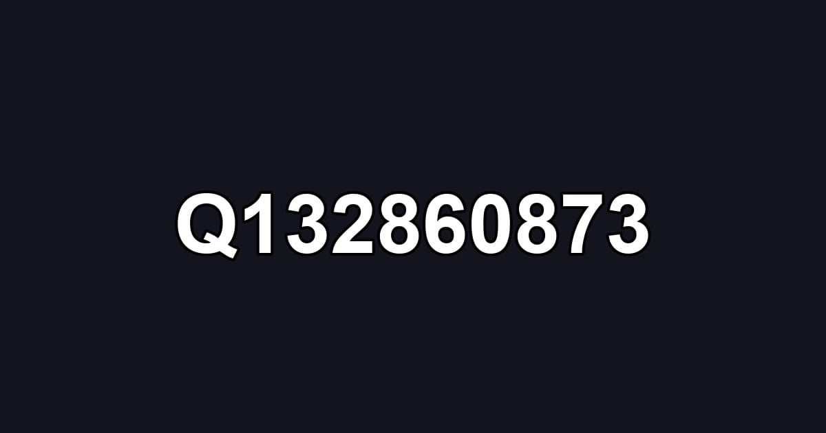 Q132860873