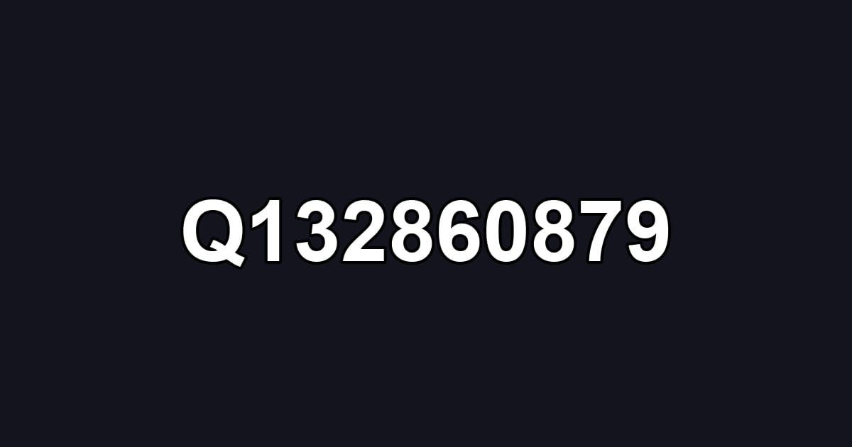 Q132860879