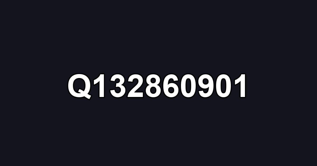Q132860901