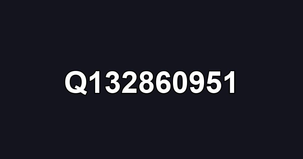 Q132860951