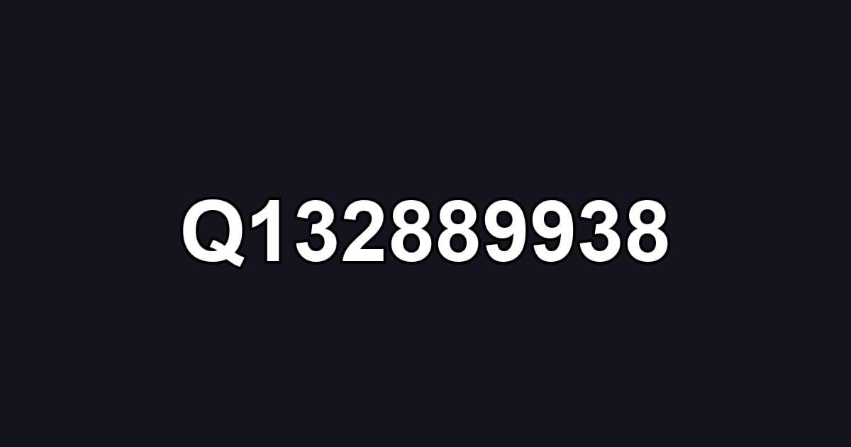 Q132889938