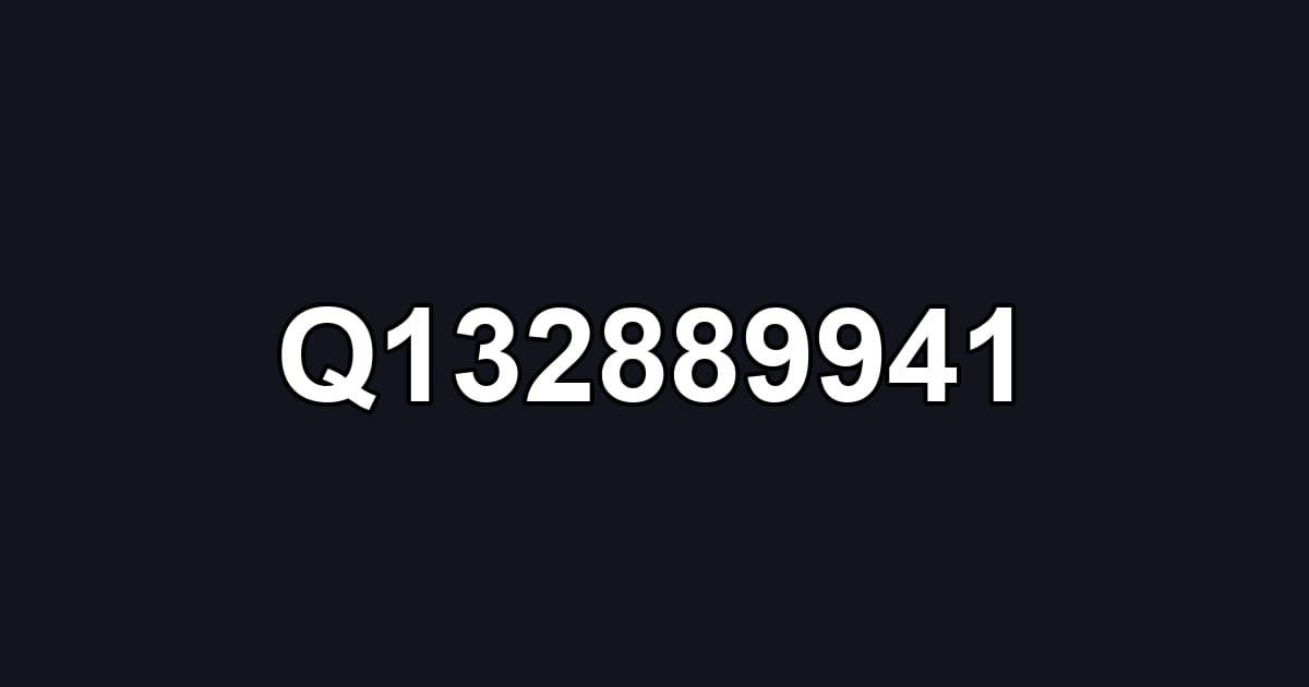 Q132889941