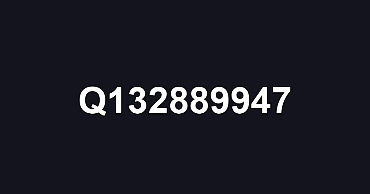 Q132889947