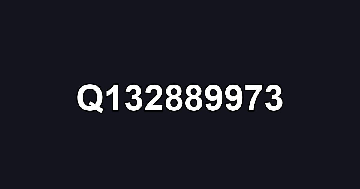 Q132889973
