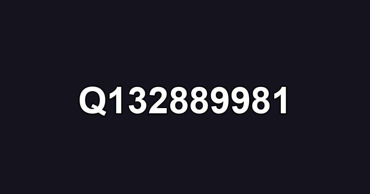 Q132889981