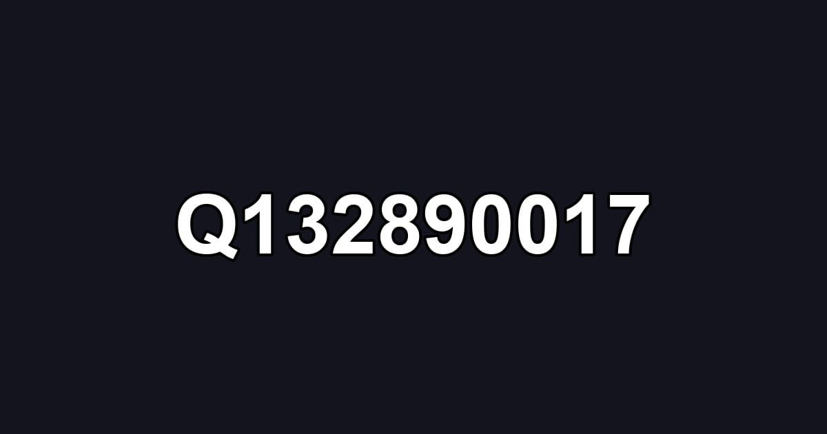 Q132890017